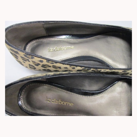 Liz Claiborne Cheryl Suede Leopard Print Mary Jane - Picture 6 of 6